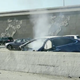 El Tesla Model X tras estrellarse contra la barrera.